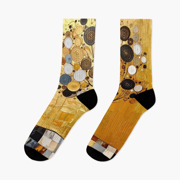 Item preview, Golden Tree of Life in Gustav Klimt Style designed and sold by Vicky Brago-Mitchell®.