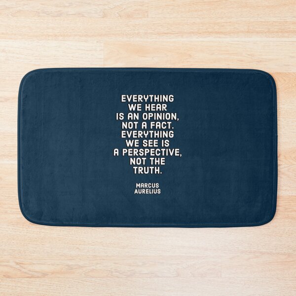 Item preview, Marcus Aurelius — 'Everything we hear is an opinion, not a fact. Everything we see is a perspective, not the truth.' designed and sold by Inspirationmotivation.