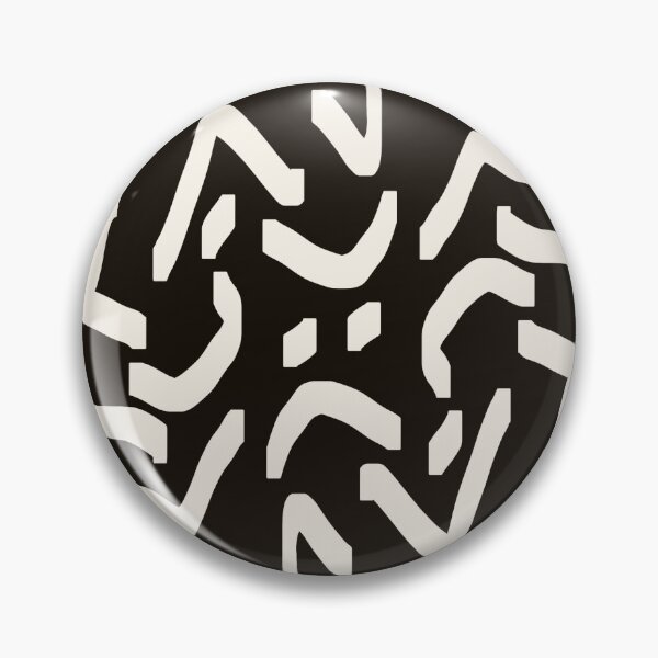 Item preview, Black white abstract pattern designed and sold by Navitaloves.