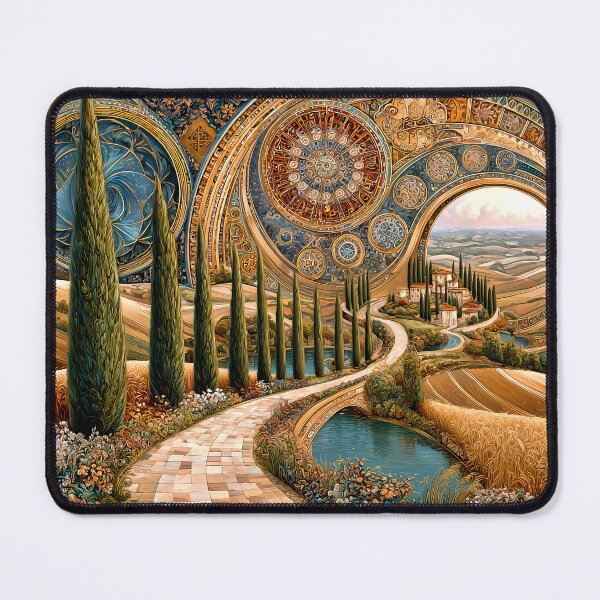 Item preview, Rolling Tuscan Hills Abstract Wall Art designed and sold by Dream Mythos Studios.