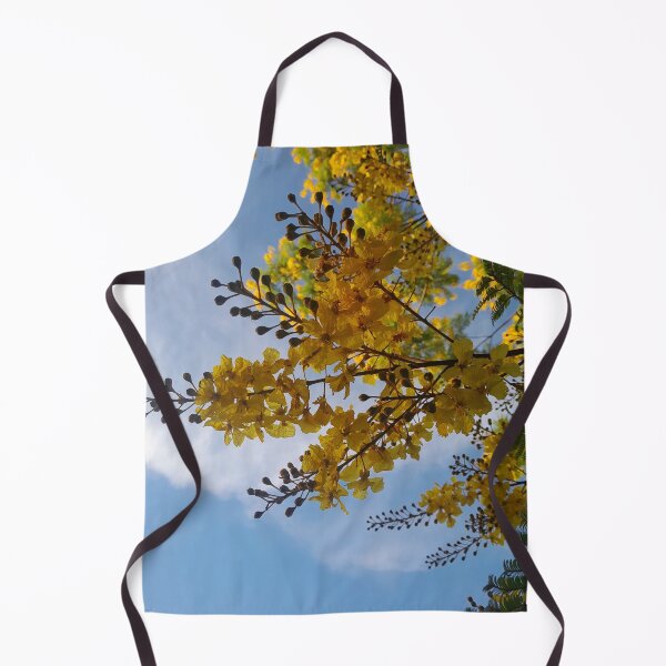 Item preview, Golden Yellow Tropical Blossom Tree under Blue Sky designed and sold by PicturePic.