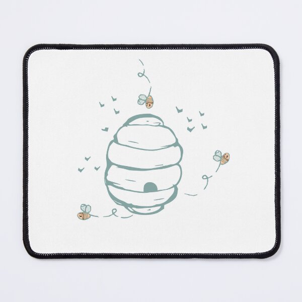Item preview, 3 Cheeky Bees around a beehive designed and sold by Helly-Ann-Art.
