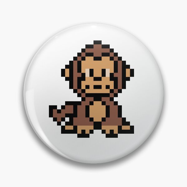 Item preview, Retro 8-Bit Pixel Art Monkey designed and sold by wagnerps.