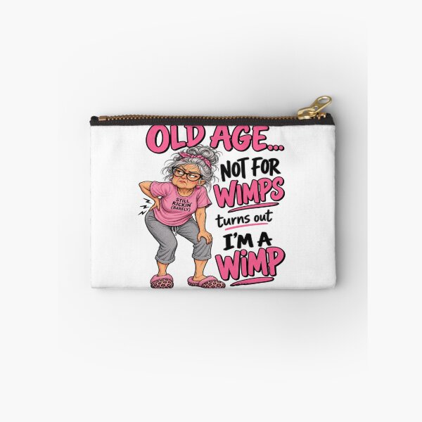Item preview, Old Age Is Not for Wimps designed and sold by purrtees.