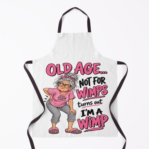 Item preview, Old Age Is Not for Wimps designed and sold by purrtees.