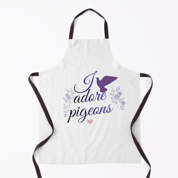 Item preview, I Adore Pigeons - Pigeon Silhouette Floral Design - Purple Color designed and sold by Julia N.