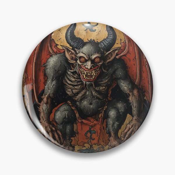 Item preview, Medieval Dark Goth Demon Art designed and sold by TheDarkWardrobe.