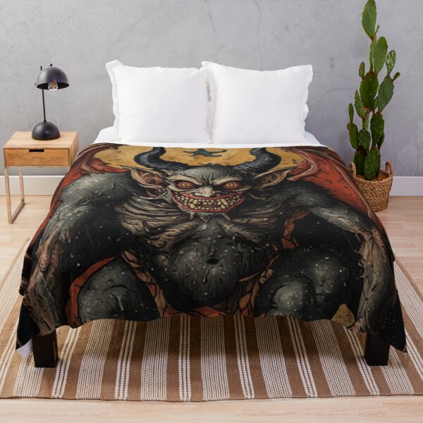 Item preview, Medieval Dark Goth Demon Art designed and sold by TheDarkWardrobe.