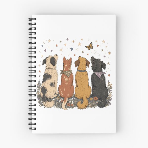 Item preview, Sentimental Rescue Dogs Looking At Stars designed and sold by JoyfullyOffbeat.