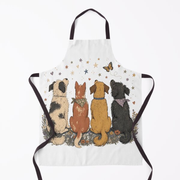 Item preview, Sentimental Rescue Dogs Looking At Stars designed and sold by JoyfullyOffbeat.