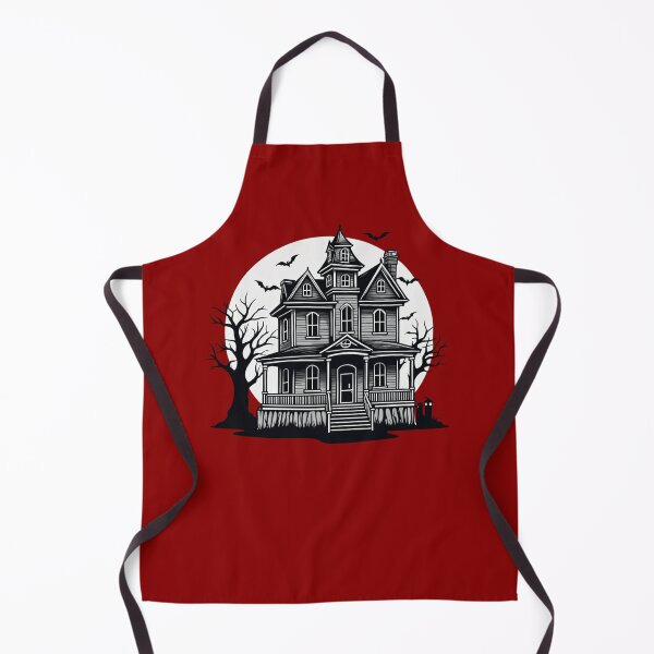 Item preview, Victorian Haunted House — Full Moon and Bats designed and sold by Bonnes Fêtes.