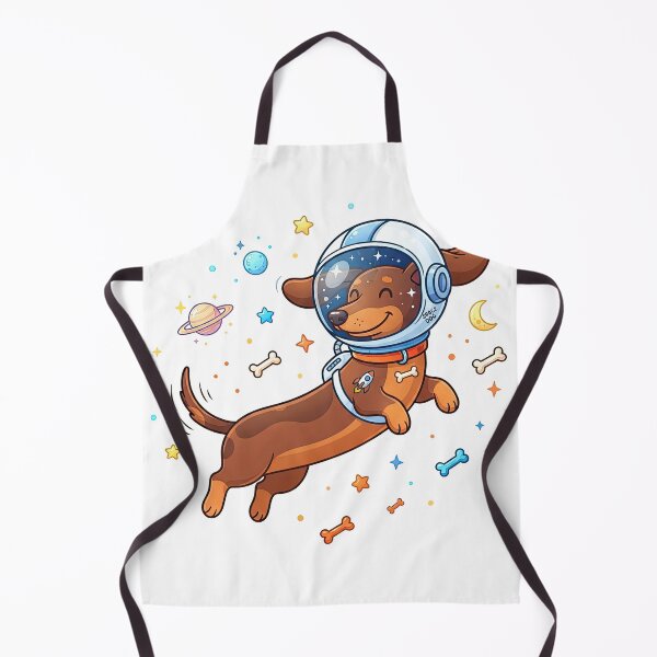 Item preview, Cute Astronaut Dachshund Floating In Space designed and sold by Rahat3344.