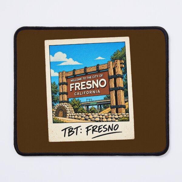 Item preview, TBT: Fresno – California - Vintage - Welcome Sign Pop Art (Includes Polaroid) designed and sold by ByJeffro.