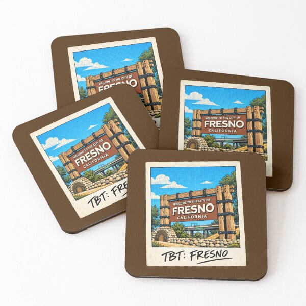 Item preview, TBT: Fresno – California - Vintage - Welcome Sign Pop Art (Includes Polaroid) designed and sold by ByJeffro.