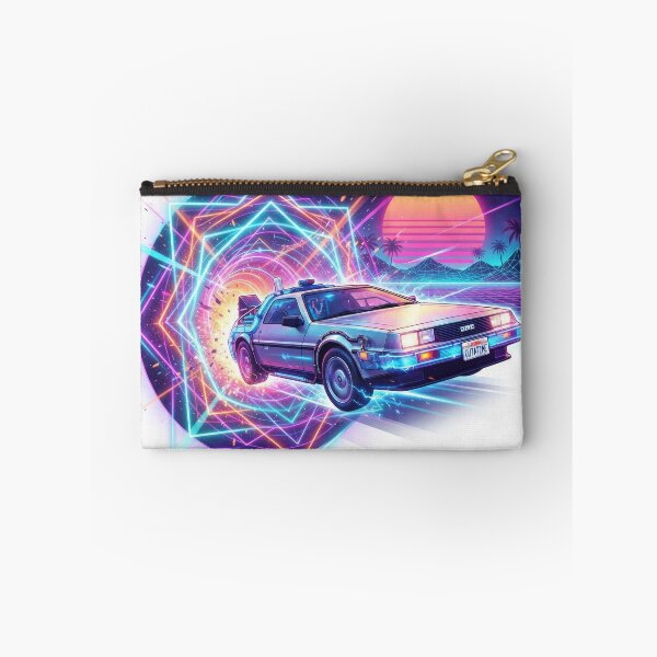 Item preview, Retro Synthwave Time Travel Machine Car designed and sold by Rahat3344.