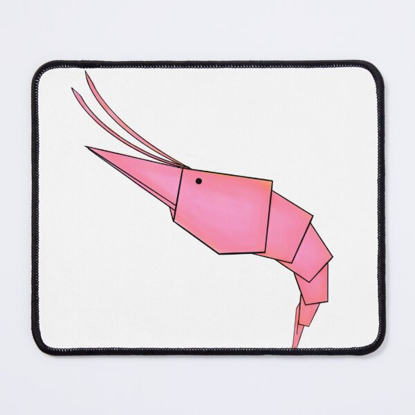 Item preview, pink origami shrimp designed and sold by onestopnerdshop79.