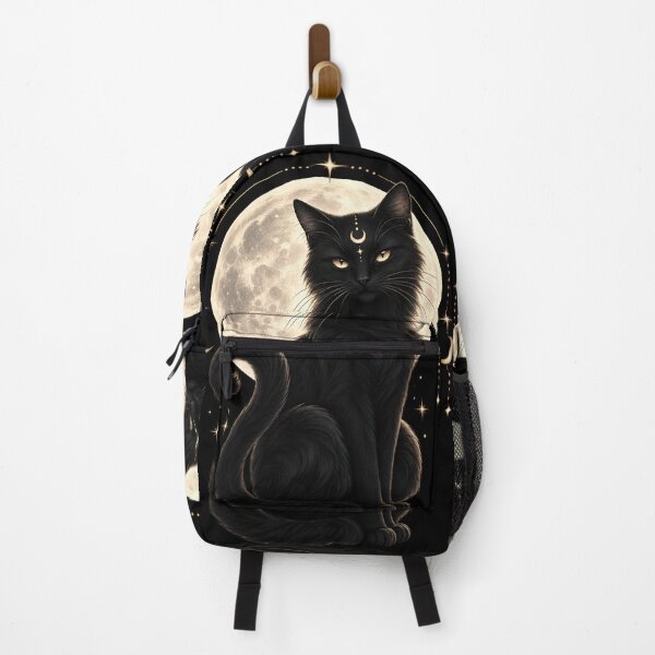 Item preview, Black Cat Under the Moon designed and sold by NF Designs Studio DTF.