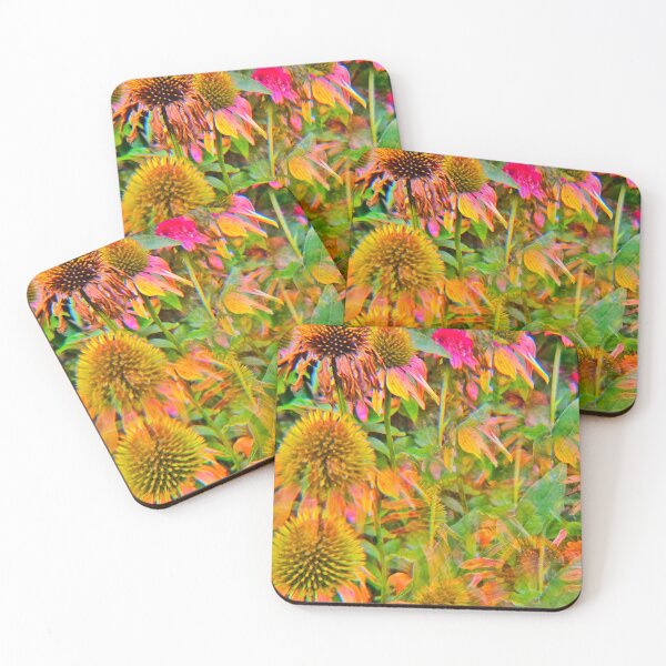 Item preview, Orange and Pink Coneflower Kaleidoscope Lens Shot designed and sold by KaleidoscopeMeg.