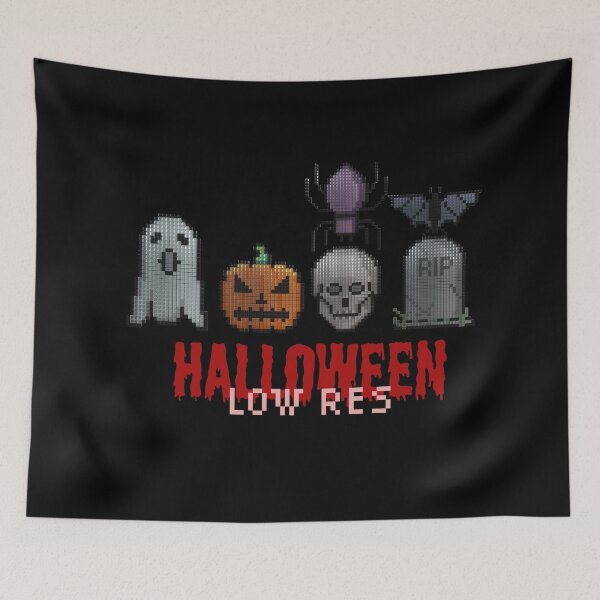 Item preview, Halloween Low Res – Pixel and Voxel Art Retro Spooky designed and sold by Eber-Store.