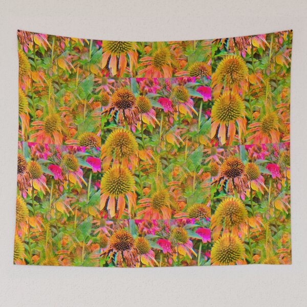 Item preview, Orange and Pink Coneflower Kaleidoscope Lens Shot designed and sold by KaleidoscopeMeg.