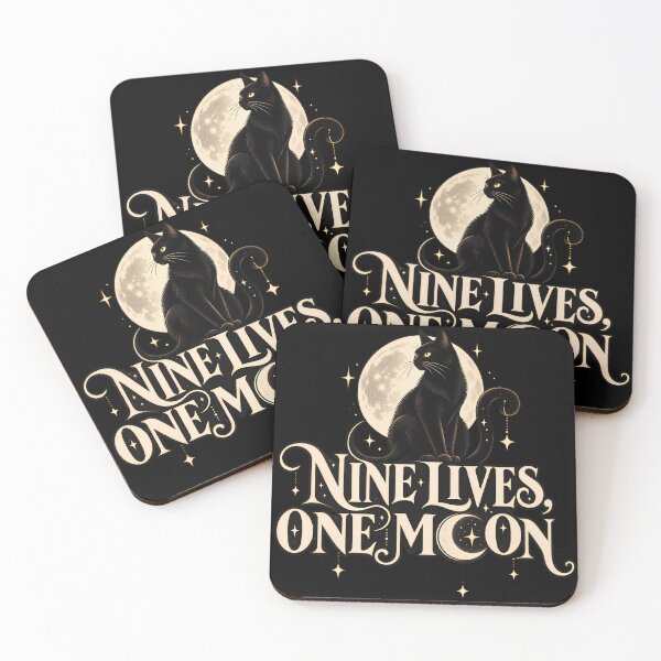 Item preview, Nine Lives Under the Moon designed and sold by NF Designs Studio DTF.