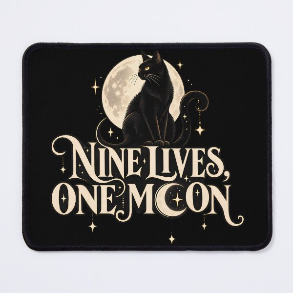 Item preview, Nine Lives Under the Moon designed and sold by NF Designs Studio DTF.