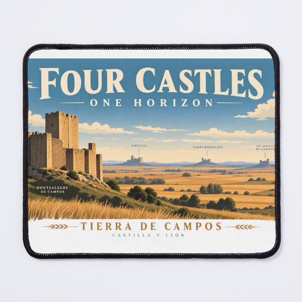 Item preview, Four Castles, One Horizon — Tierra de Campos, Castilla y León designed and sold by Past in Threads.