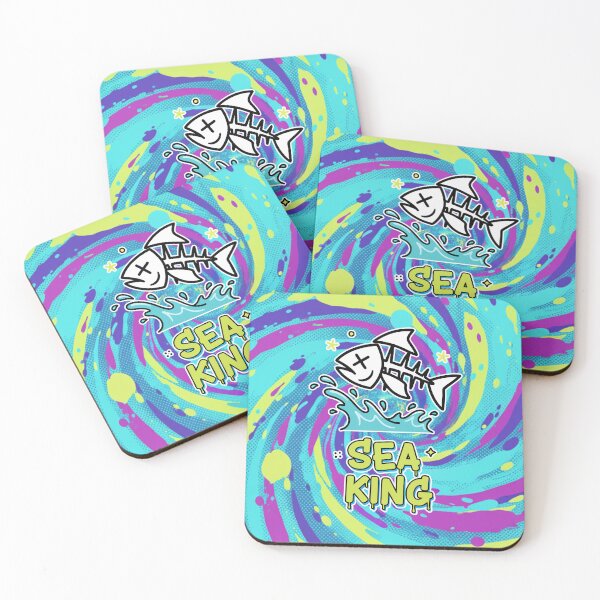 Item preview, Sea King Fish Skeleton Cartoon designed and sold by Taridesign.
