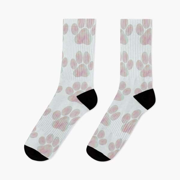 Item preview, Sage & cranberry colorwash paw print designed and sold by Doodles Down South.