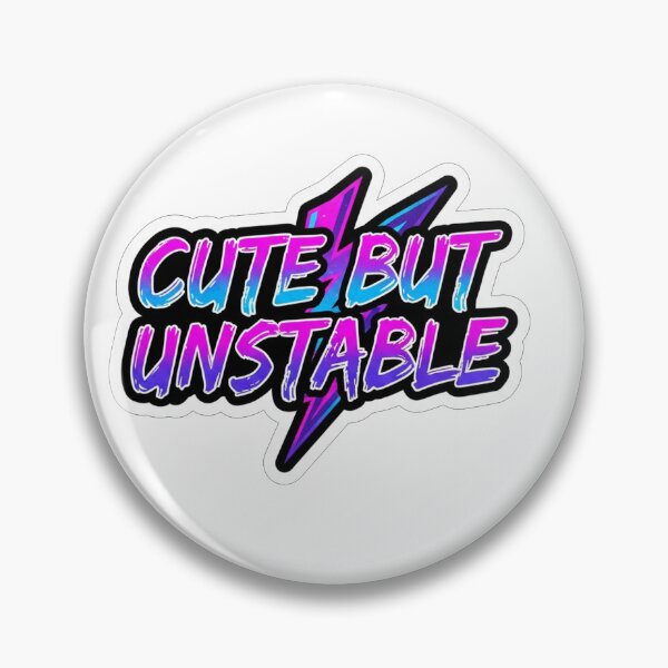 Artikelvorschau, Niedlicher, aber instabiler Neonblitz-Slogan entworfen und verkauft von Owcomm.