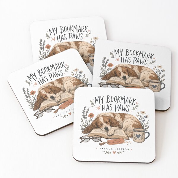 Item preview, My Bookmark Has Paws Rescue Edition designed and sold by JoyfullyOffbeat.
