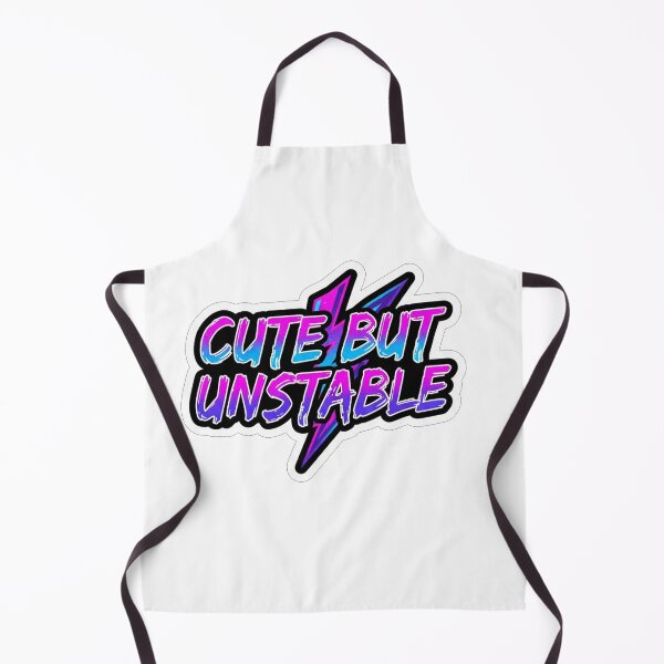 Item preview, Cute But Unstable Neon Lightning Slogan designed and sold by Owcomm.