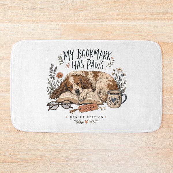 Item preview, My Bookmark Has Paws Rescue Edition designed and sold by JoyfullyOffbeat.