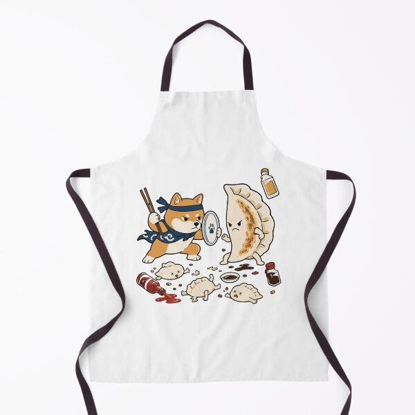 Item preview, Gyoza vs Dog Epic Showdown Illustration designed and sold by medicalkinoko.