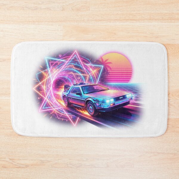 Item preview, Retro 80s Synthwave Time Machine Car designed and sold by Rahat3344.