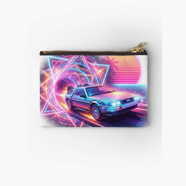 Item preview, Retro 80s Synthwave Time Machine Car designed and sold by Rahat3344.