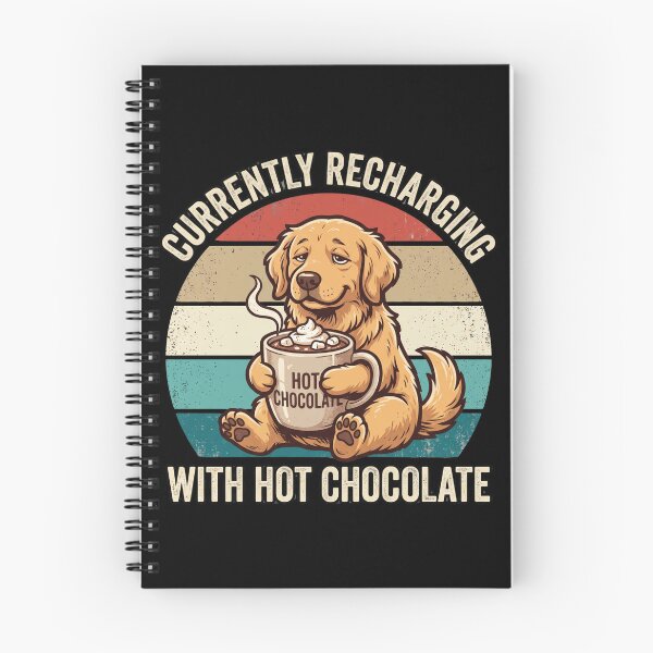 Artikelvorschau, Aktuell mit einem Golden Retriever mit heißer Schokolade unterwegs entworfen und verkauft von TeeStyle.mr.