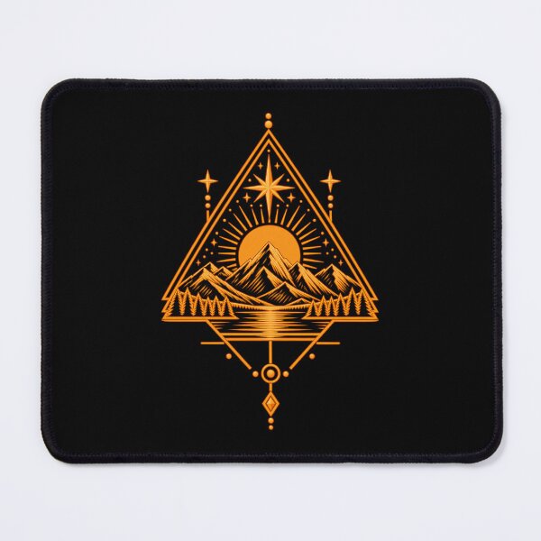 Item preview, Mystical Mountain Sun Reflection Wanderlust Graphic designed and sold by Paper Drip.