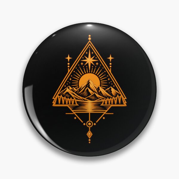 Item preview, Mystical Mountain Sun Reflection Wanderlust Graphic designed and sold by Paper Drip.