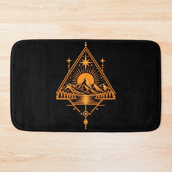 Item preview, Mystical Mountain Sun Reflection Wanderlust Graphic designed and sold by Paper Drip.
