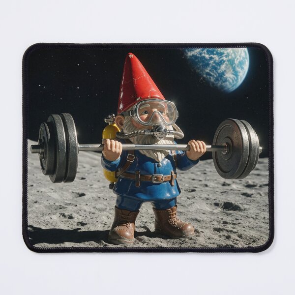 Item preview, Gnome Blasts His Biceps on the Moon designed and sold by Tridentulus.