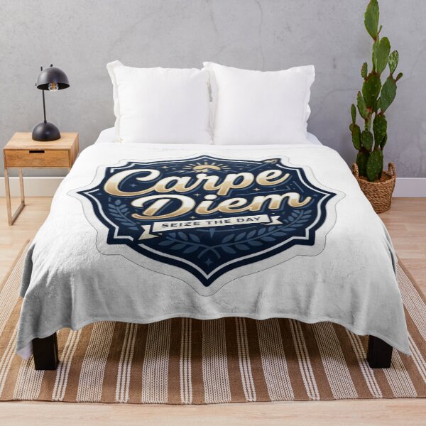 Item preview, Inspirational Carpe Diem Seize The Day Quote    designed and sold by Owcomm.
