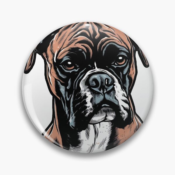 Item preview, Boxer Buddy - Humorous Protective Boxer Dog Design designed and sold by DooodleGod.