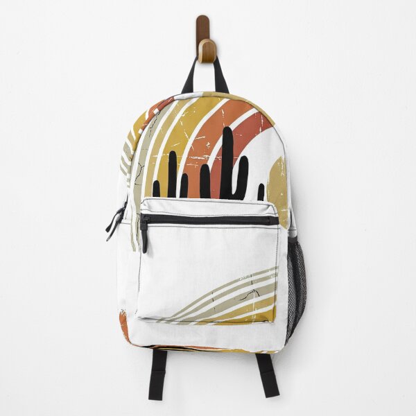 Item preview, Vintage Retro Desert Cactus Rainbow Sunset designed and sold by Rahat3344.