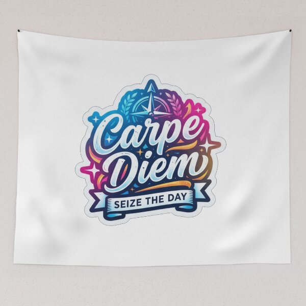 Item preview, Carpe Diem Seize The Day Motivational Quote    designed and sold by Owcomm.