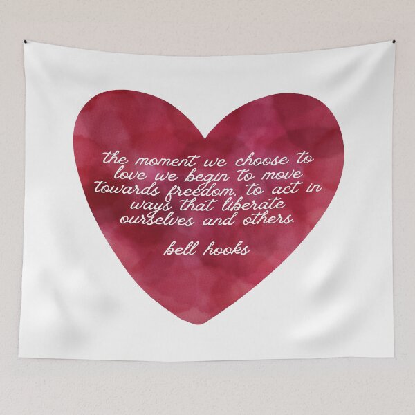 Item preview, Bell Hooks 'Choose Love' Quote  designed and sold by AnimaliaStar.