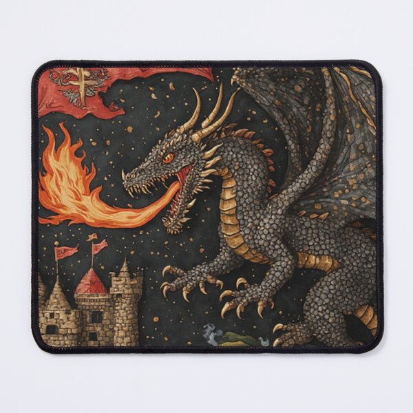 Item preview, Medieval Dark Ages Dragon designed and sold by TheDarkWardrobe.