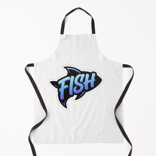 Item preview, Cool Blue Fish Silhouette with Bold Text designed and sold by Owcomm.