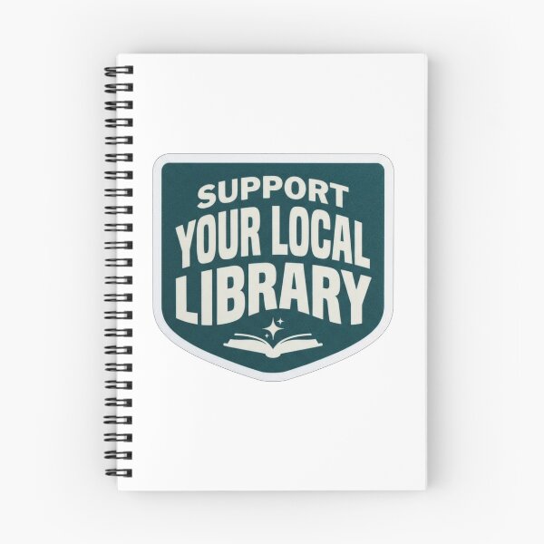 Item preview, Support Your Local Library Book Lover designed and sold by Owcomm.