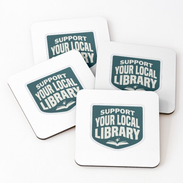 Item preview, Support Your Local Library Book Lover designed and sold by Owcomm.